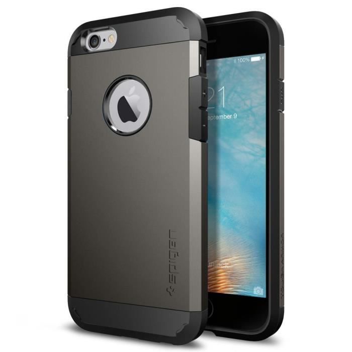 Spigen Tough Armor Coque pour iPhone 6 / 6s Gris
