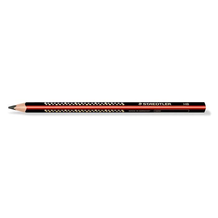 Staedtler - Club - Crayon graphite jumbo triangulaire - Mine - Boîte de 12 - 1285-2