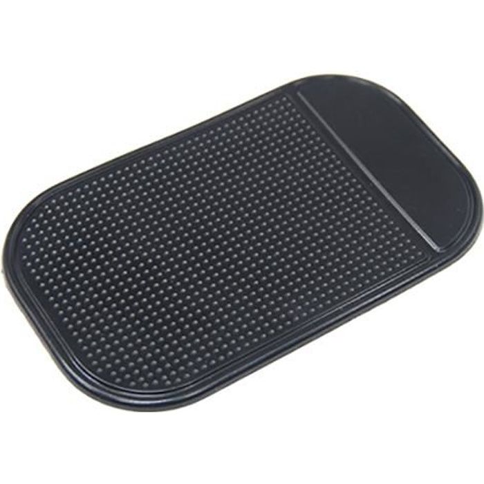 TRIXES Tapis antidérapant pour tableau de bord de voiture pour téléphones portables, lunettes de soleil, pièces, cigarettes, styl...