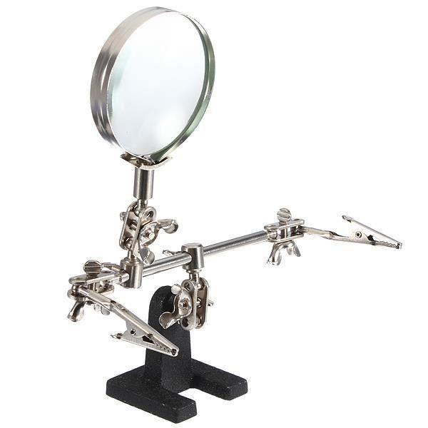 Loupe Support 4X Réparation TABLE Pince Bras Soudage Articulé Verre Lentille QK81448
