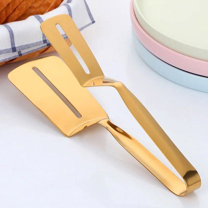 Pince à Pâtes En Acier Inoxydable - 24 Cm - Ustensile De Cuisine Robuste Et Polyvalent Pour Barbecue, Buffet, Service