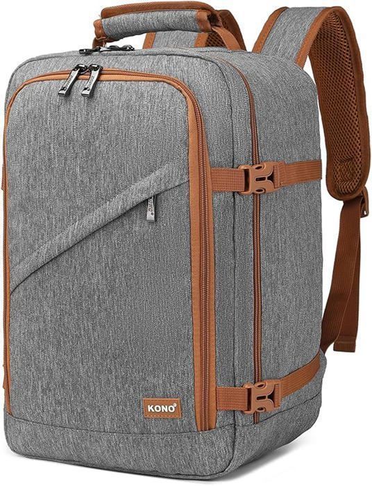 Sac à Dos 40x25x20cm Ordinateur Portable Grande Capacité Fonctionnel Sac a Dos PC Portable pour Voyage/Affaire/Scolaire Gris Sac à Dos 40x25x20cm Ordinateur Portable Grande Capacité Fonctionnel Sac a Dos PC Portable pour Voyage/Affaire/Scolaire Gris