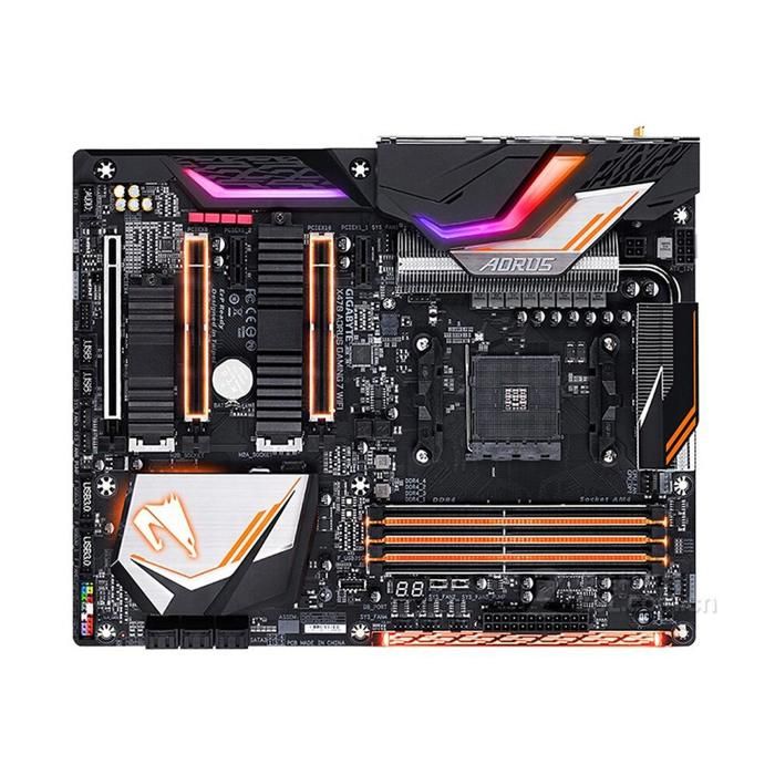 Carte mère GIGABYTE X470 AORUS GAMING 7 WIFI AMD X470 Socket AM4 4xDDR4 SDRAM 64GB ATX - Gigabyte