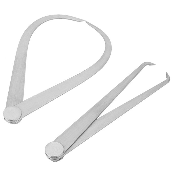 Dioche Étriers Extérieurs Et Intérieurs 2 Pièces - Acier Inoxydable 150mm - Outil Mesure Précis