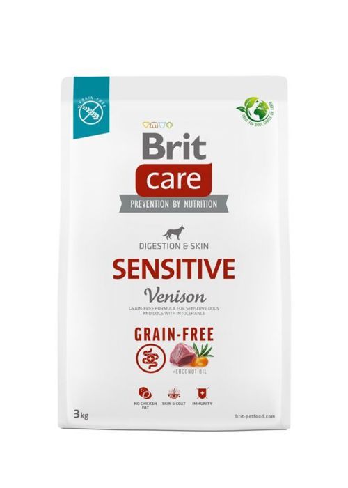 Meilleurs prix pour Croquette - nourriture seche Brit Care GF Sensible Venison NOUVEAU 3kg