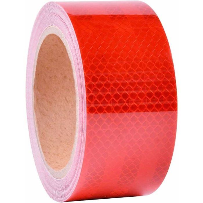 Ruban Réfléchissant Jaune Ruban Adhésif Réfléchissant Jaune 10cm X 10m - Imperméable, Pour Véhicules/Remorques | Sécurité Ruban Reflechissant Adhésif