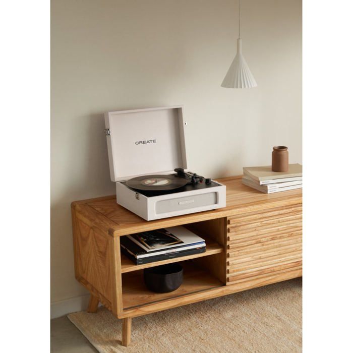 Platine vinyle rétro - Create - Bluetooth - USB - SD - MicroSD - MP3