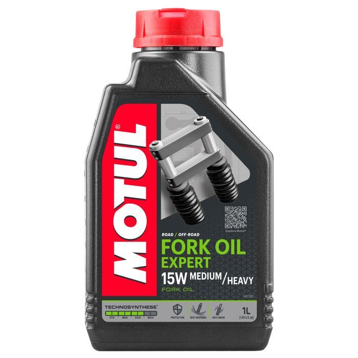 Huile de fourche FORK OIL EXPERT 15W 1L MOTOBLOUZ