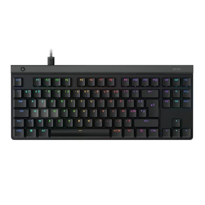 Clavier gamer - Filaire - Logitech G - G515 Rapid TKL - Noir