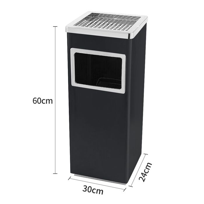 Poubelle à Capteur Automatique 30-60L - Carré, Ouverture/fermeture Motorisée - Moderne, Acier/plastique