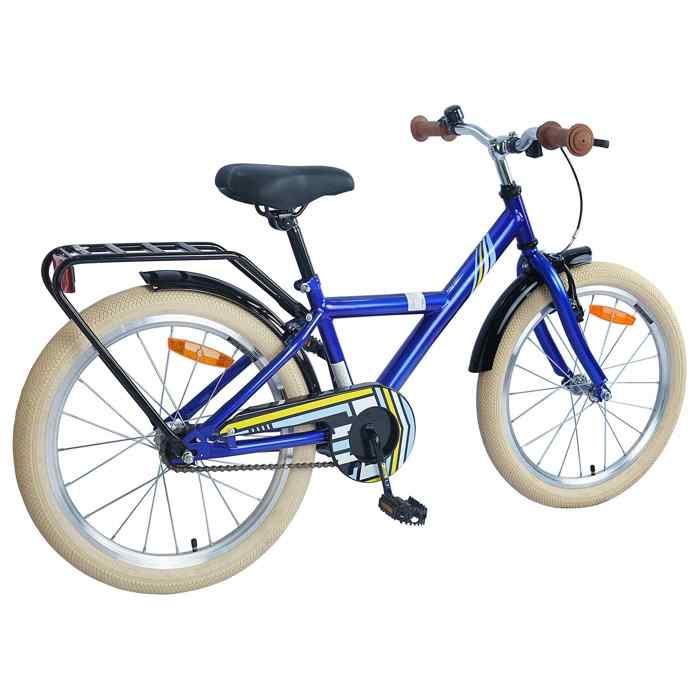 BERG Kart à pédales Buddy | Bleu, 3-8 ans, cadre robuste, selle réglable, volant réglable