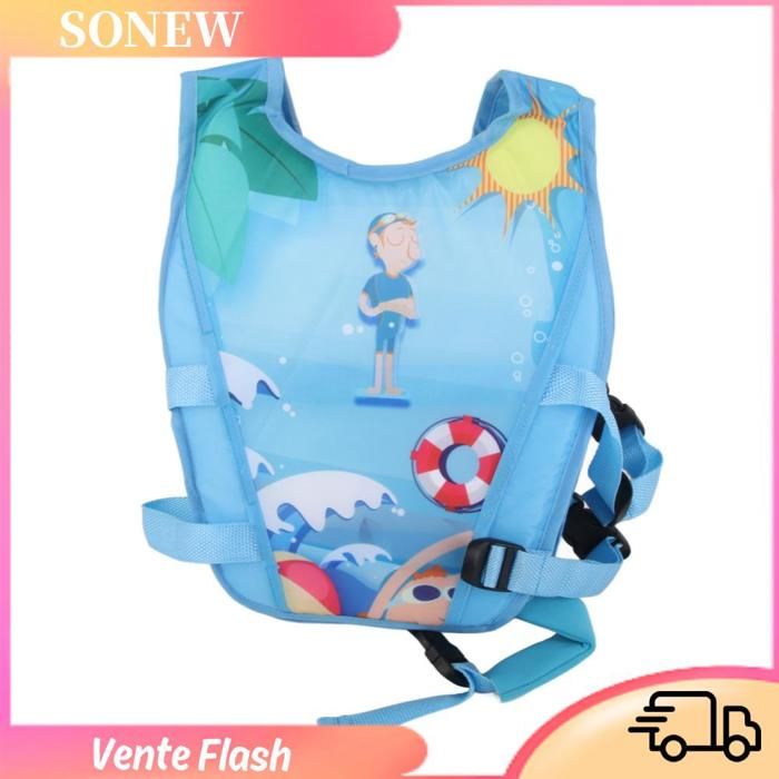 Sonew gilet de sauvetage pour enfants Gilet de natation pour enfants gilet de sauvetage maillot de bain sport materiel C