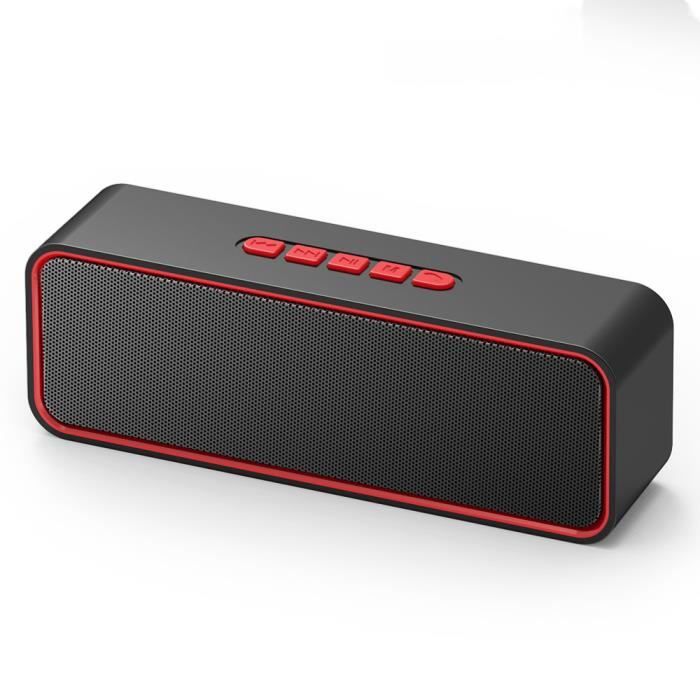Enceinte Bluetooth TG506 Sans Fil - 3W, étanche, Bleu Et Rouge