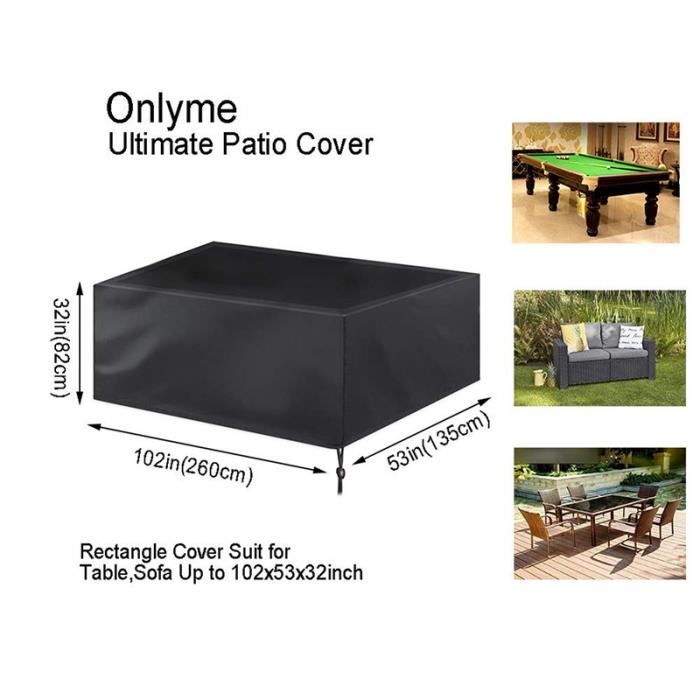Housse Table De Jardin 260 Achat Vente Pas Cher