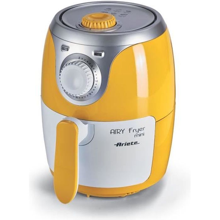 Ariete Airy Fryer Mini Friteuse à air sans huile plastique jaune - vue 5