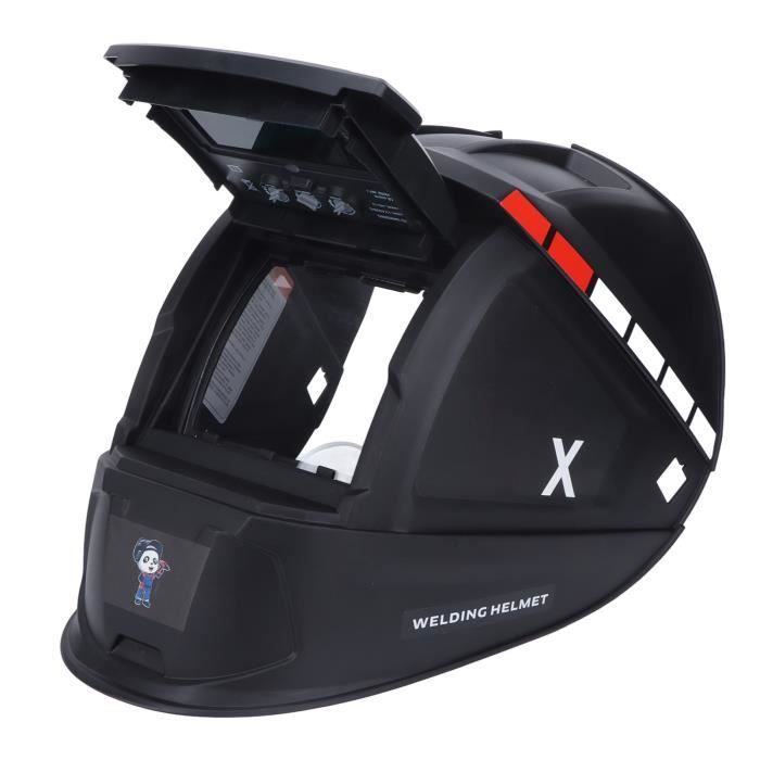 Casque De Soudage à Assombrissement Automatique - Grand Champ De Vision Solaire Pour Soudage Et Meulage