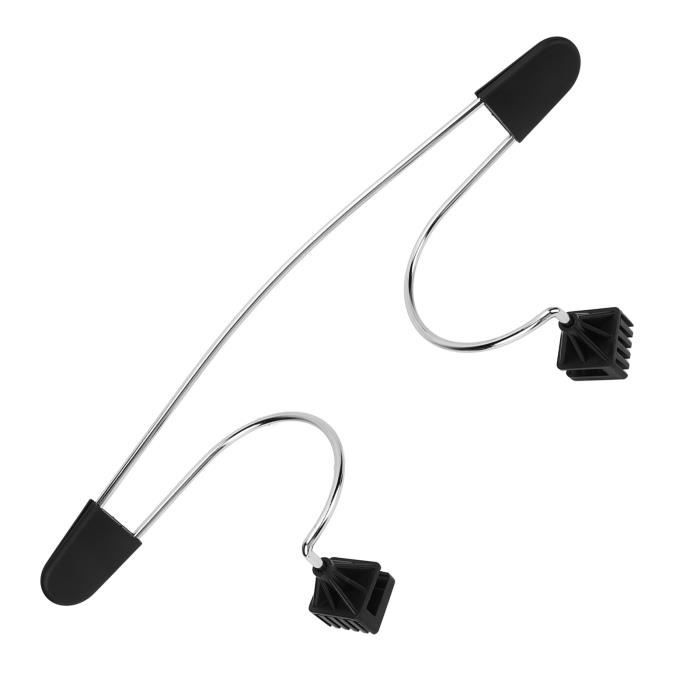 Lot De 4 Crochets Pour Appuie-tête De Voiture - Noir, Plastique PP, Installation Sans Outils - Pour Sacs, Parapluies, Bouteilles