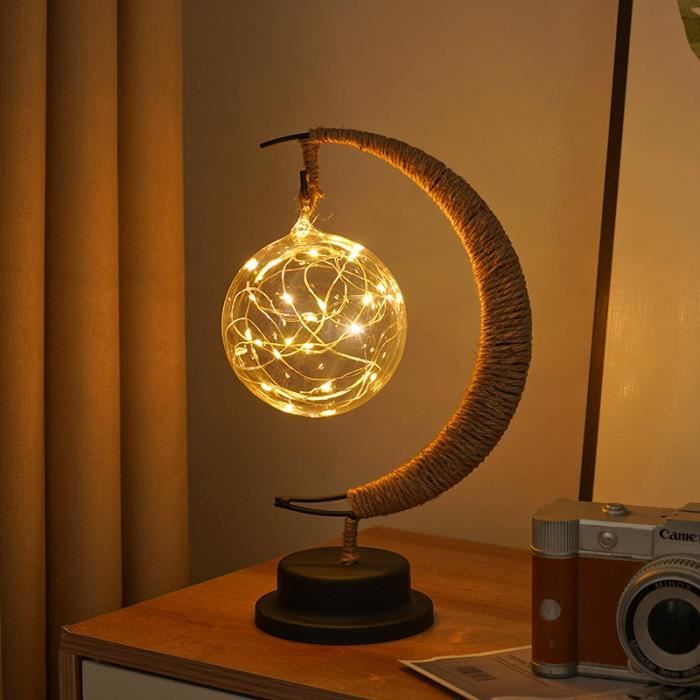 Lampe de table décorative - LED - Rechargeable USB - Chambre denfant - Design contemporain Lampe de table décorative - LED - Rechargeable USB - Chambre denfant - Design contemporain