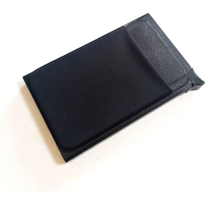 Porte-cartes Métallique Minimaliste En Acier Inoxydable - Pour Homme Et Femme - Design Sobre Et Luxueux - Jusqu'à 15 Cartes