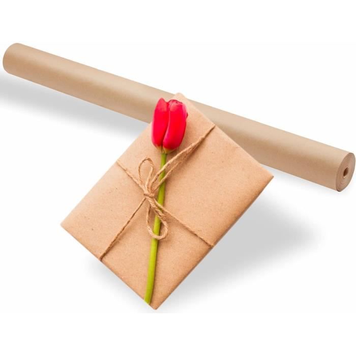1 rouleau de papier d'emballage d'anniversaire de 17 pouces X 32.8 pieds, rouleau de papier d'emballage cadeau, papier d'emballage artisanal  15