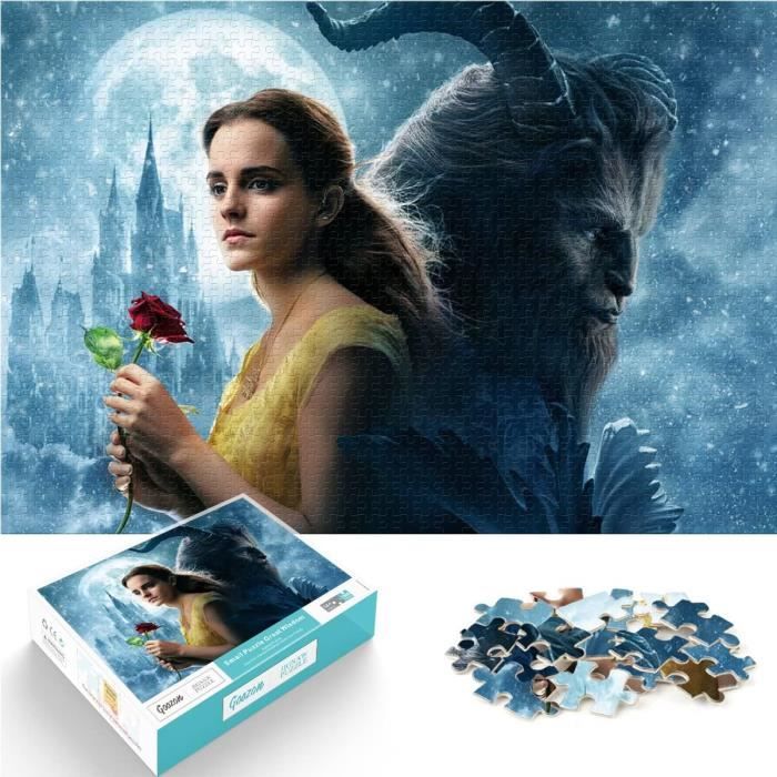 Puzzle 1000 Pièces Film La Belle Et La Bête Puzzles Adultes Enfants ...