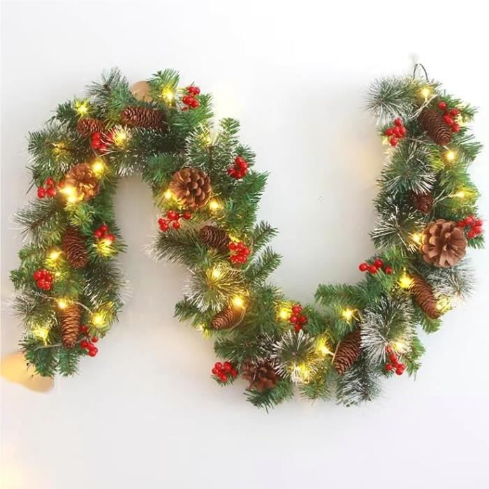 Kentop Guirlande De Noël Lumineuse Guirlande Lumineuse USB 5M 50 LED Décorer Chambre, Mur