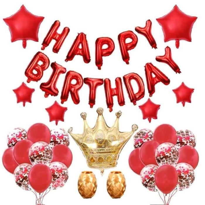 Ballons Confettis En Latex Cercle Etoile Lettre Ballon Ensemble Decoration De Fete D Anniversaire Rouge Cdiscount Maison Ballons Confettis En Latex Cercle Etoile Lettre Ballon Ensemble Decoration De Fete D Anniversaire Rouge Cdiscount Maison