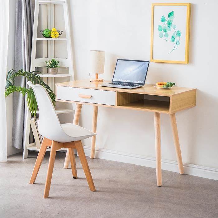 Bureau Scandinave Pieds De Table En Bois Massif Table Ordinateur