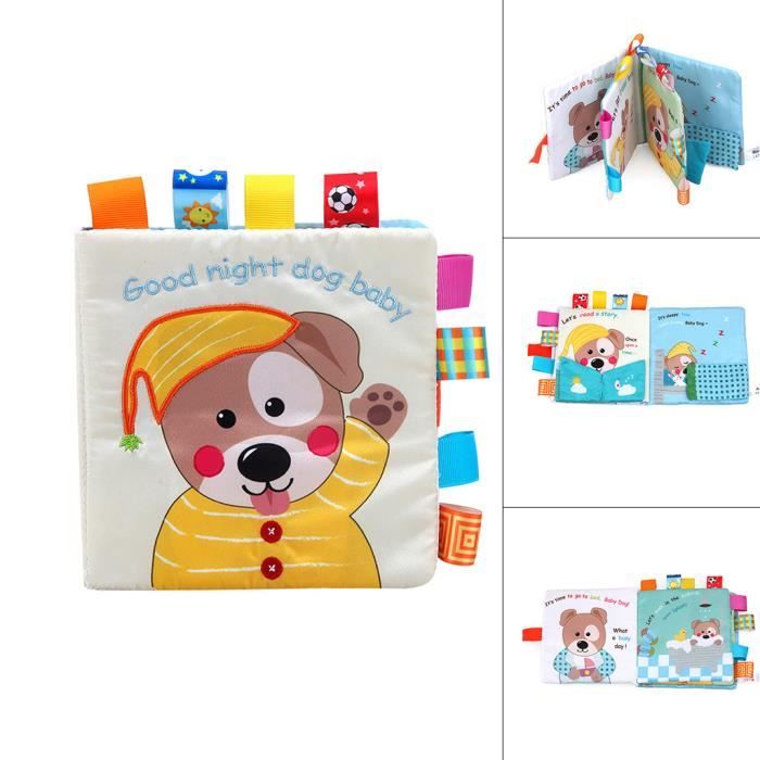 Jouet Bebe Joli Chien Tissu Livre Bebe Toy Tissu Developpement Sound Books Appshopee Ly2861 Cdiscount
