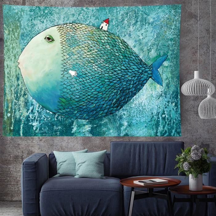 Avoir Images Mignon Poisson Dessin Anime Tenture Murale La Chambre Des Enfants actualisé par