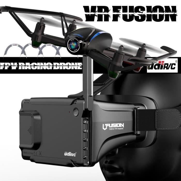 Drone Racer FPV U31 Fusion avec casque VR 5.8Ghz à réalité augmentée -  Cdiscount Jeux - Jouets