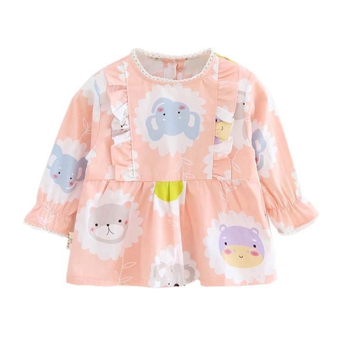 Tablier De Peinture De Bebe Bavoir A Manches Longues Impermeable 1 Piece No 002 1 2 Ans Cdiscount Pret A Porter