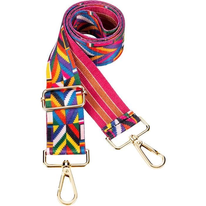 Sangle d'épaule de rechange réglable pour bagage, ceinture à bandoulière en toile, sac à main pour femme (M-style 72