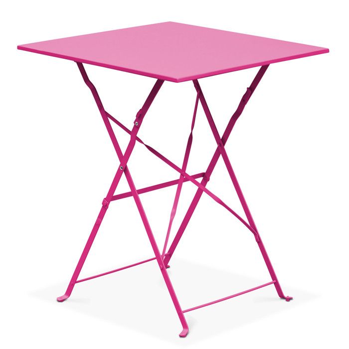 Table De Jardin Carree Table Bistrot Pliante Achat Vente