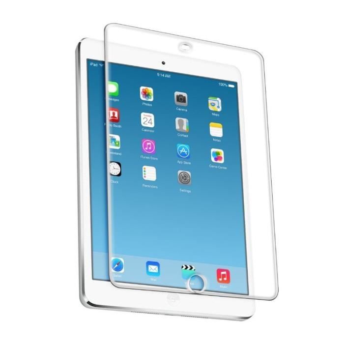 Verre trempé pour iPad 1 2 3 Mini 5 6 AIR AIR2 Pro 12.9 vitre protection  écran