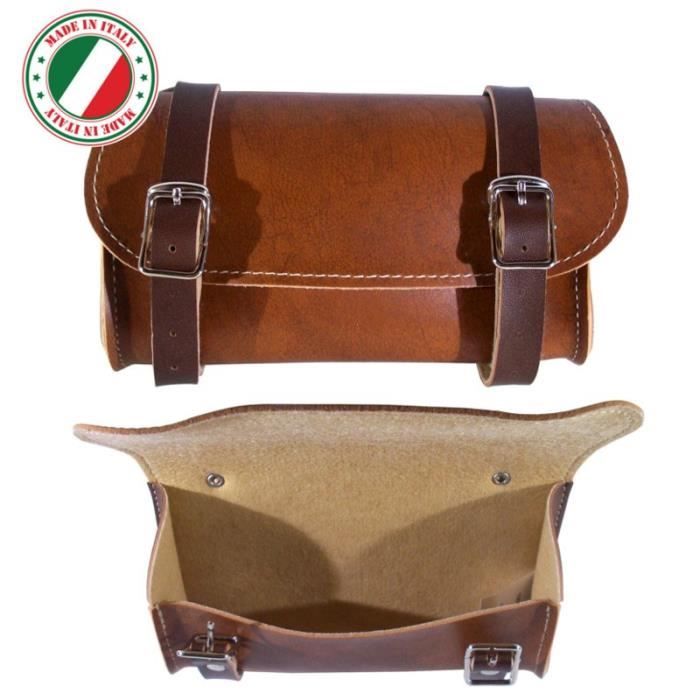Sacoche De Selle Velo Marron Simili Cuir Boucle Vintage Retro Ancien Ville Fixie Prix Pas Cher Cdiscount
