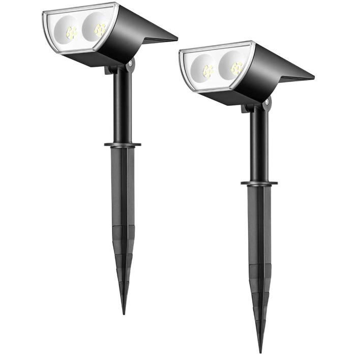 Lampe solaire à l'extérieur, lumière solaire à capteur de lumière