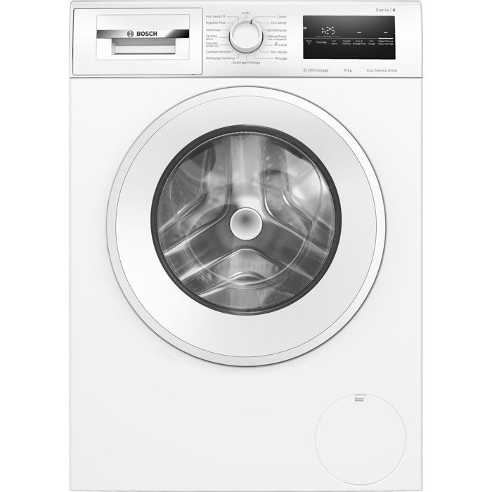 Lave linge hublot 60cm 8kg 1200 toursmin WAN2427ZFR BOSCH - vue 3
