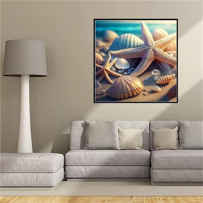 Diamond Painting Adulte & Enfant Océan Citron 30x40cm - Kit Complet 5D Peinture Diamant DIY Avec Accessoires