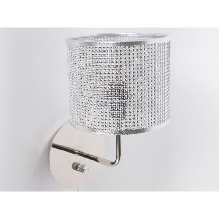 Norme Hauteur Applique Murale Lit Applique Murale En Metal Avec Bouton Variateur Hauteur 30cm Shaki