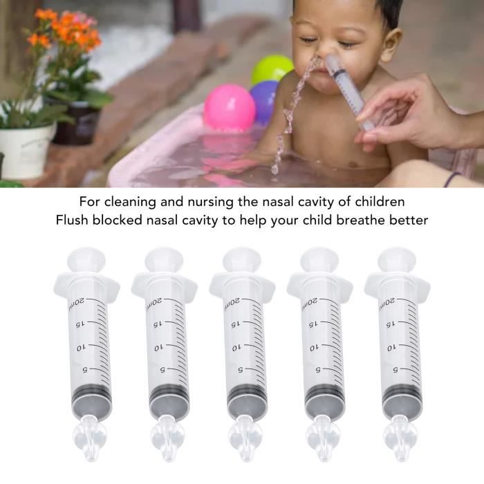 Irrigateur Nasal Pour Bébé,Seringue Professionnelle De 2 Boîtes Pour Bébé Irrigateur Nasal ZR004