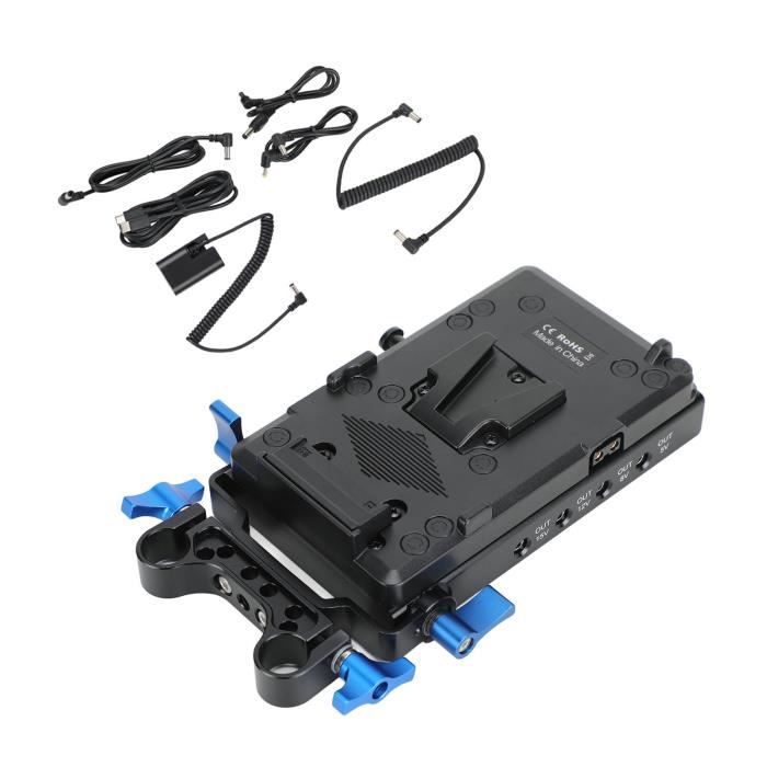 Plaque Batterie V-Mount Pour Blackmagic URSA - Alimentation DC Via Connecteur Molex - Sortie D-TAP