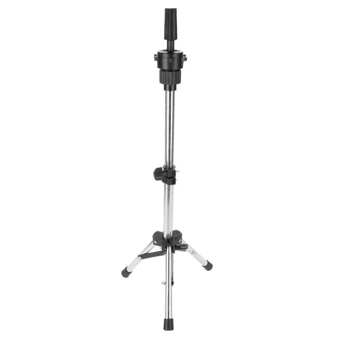 Support Trépied Réglable Pour Carillon Éolien 1 Rangée - Hauteur 71-115 Cm - Base Stable Anti-Dérapante - Idéal Percussions Musicales & Pratique