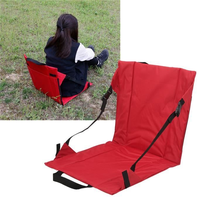 Chaise De Sol Sans Pieds Pliable Pour Camping, Plage, Pêche - Tissu Oxford 600D, Support Aluminium 7075, Poids 500 G