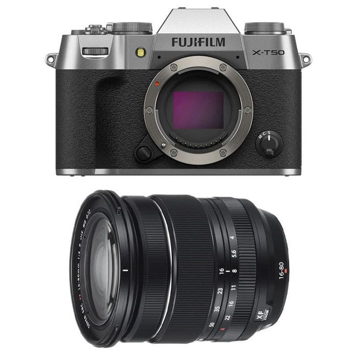 FUJIFILM X-T50 Silver + 16-80