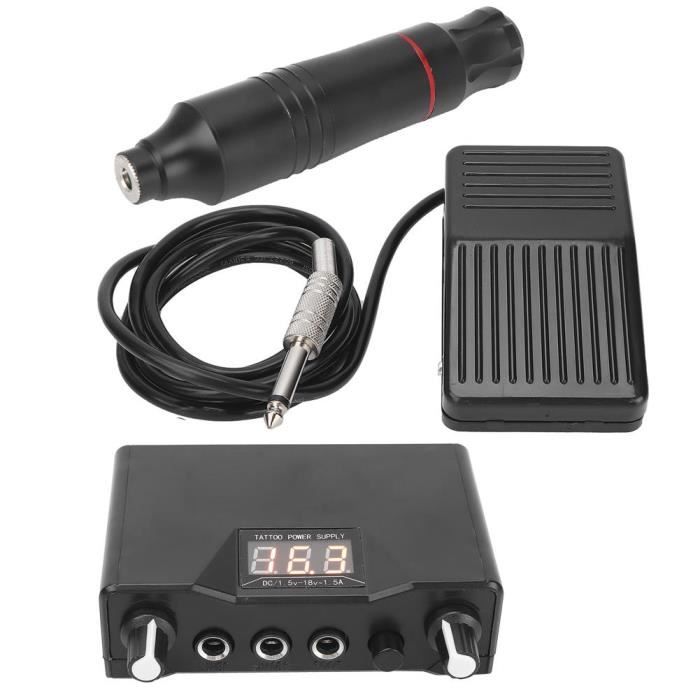 Kit Machine à Tatouer Professionnelle - Stylo, Pédale D'alimentation, Neuf, Origine Chine