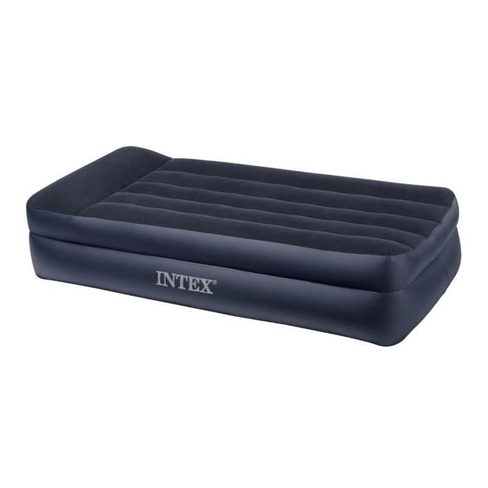 Lit D Appoint Gonflable Technologie Fiber Tech Gonfleur Integre 1 Place Autres Bleu Achat Vente Lit Gonflable Airbed Cdiscount