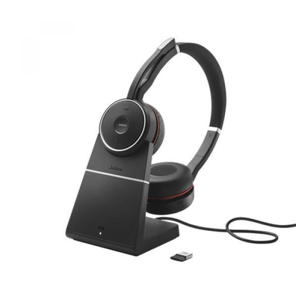 Micro-casque Jabra Evolve 75 SE UC - Bluetooth - Suppression active du bruit - USB - Noir