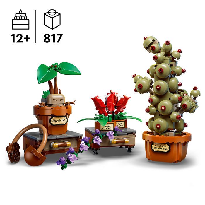 LEGO® Harry Potter™ 76474 Les plantes du cours de botanique de Poudlard - vue 3