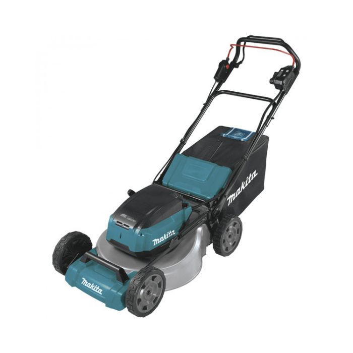 Tondeuse auto tractée MAKITA 36 V 2 x 18 V Li Ion 2 batteries 5 Ah DLM462PT2 - vue 2